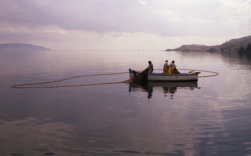 Pescatori con reti